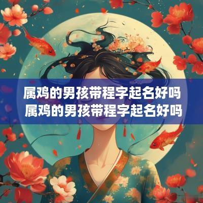 属鸡的男孩带程字起名好吗 属鸡的男孩带程字起名好吗