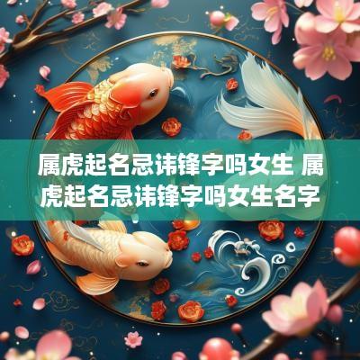 属虎起名忌讳锋字吗女生 属虎起名忌讳锋字吗女生名字