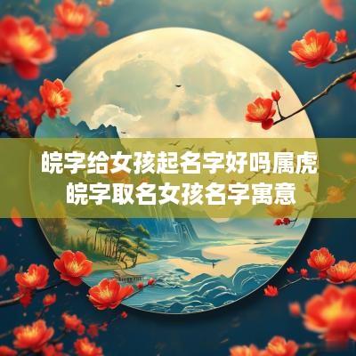 皖字给女孩起名字好吗属虎 皖字取名女孩名字寓意