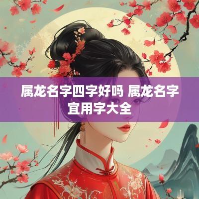 属龙名字四字好吗 属龙名字宜用字大全