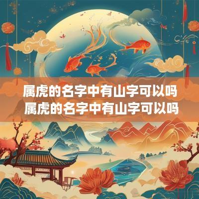 属虎的名字中有山字可以吗 属虎的名字中有山字可以吗女孩