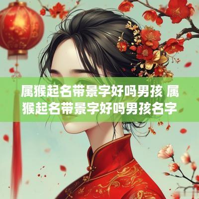 属猴起名带景字好吗男孩 属猴起名带景字好吗男孩名字