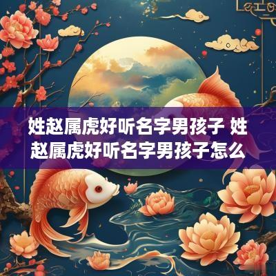 姓赵属虎好听名字男孩子 姓赵属虎好听名字男孩子怎么取