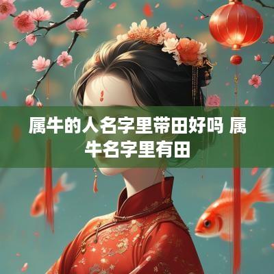 属牛的人名字里带田好吗 属牛名字里有田