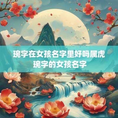 琬字在女孩名字里好吗属虎 琬字的女孩名字