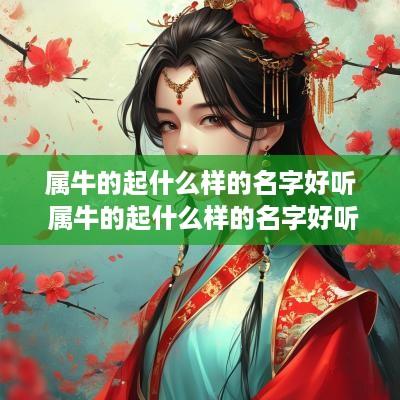 属牛的起什么样的名字好听 属牛的起什么样的名字好听点