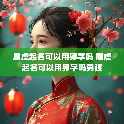 属虎起名可以用卯字吗 属虎起名可以用卯字吗男孩