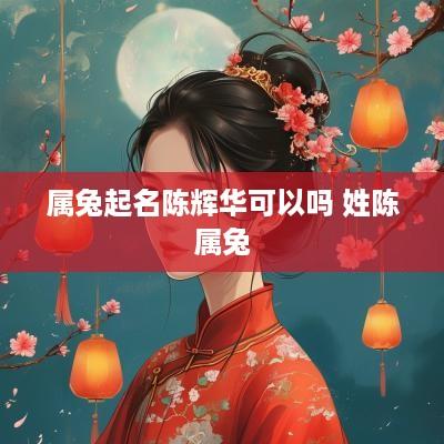 属兔起名陈辉华可以吗 姓陈属兔