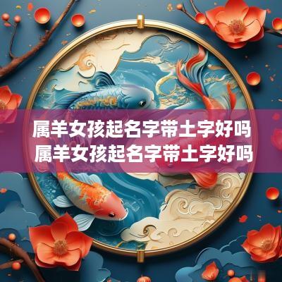 属羊女孩起名字带土字好吗 属羊女孩起名字带土字好吗怎么取