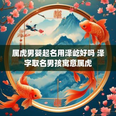 属虎男婴起名用泽屹好吗 泽字取名男孩寓意属虎