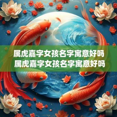 属虎嘉字女孩名字寓意好吗 属虎嘉字女孩名字寓意好吗怎么取