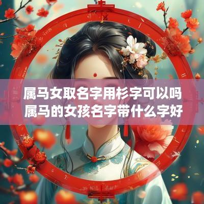 属马女取名字用杉字可以吗 属马的女孩名字带什么字好