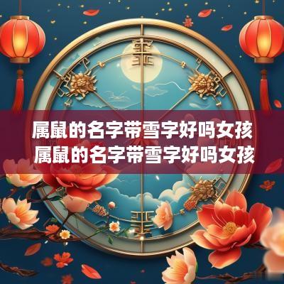 属鼠的名字带雪字好吗女孩 属鼠的名字带雪字好吗女孩子