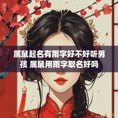 属鼠起名有雨字好不好听男孩 属鼠用雨字取名好吗