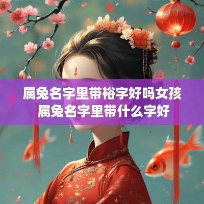 属兔名字里带裕字好吗女孩 属兔名字里带什么字好