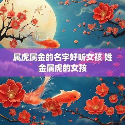 属虎属金的名字好听女孩 姓金属虎的女孩