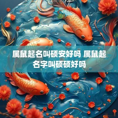 属鼠起名叫硕安好吗 属鼠起名字叫硕硕好吗