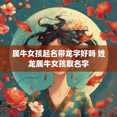 属牛女孩起名带龙字好吗 姓龙属牛女孩取名字