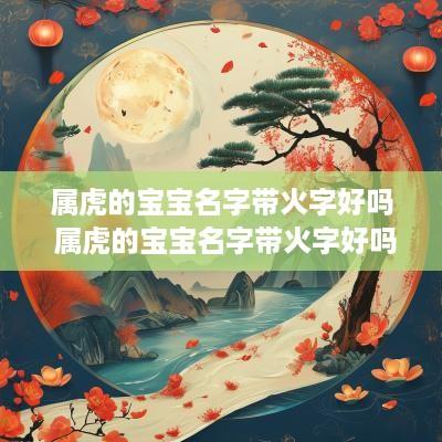 属虎的宝宝名字带火字好吗 属虎的宝宝名字带火字好吗男孩
