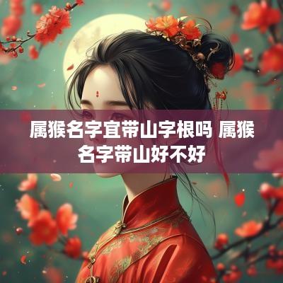 属猴名字宜带山字根吗 属猴名字带山好不好