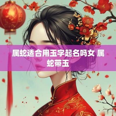属蛇适合用玉字起名吗女 属蛇带玉