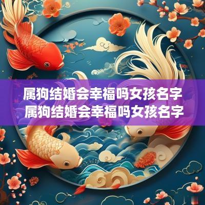 属狗结婚会幸福吗女孩名字 属狗结婚会幸福吗女孩名字叫什么