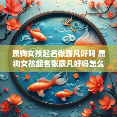 属狗女孩起名张露凡好吗 属狗女孩起名张露凡好吗怎么样