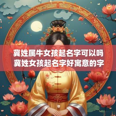 冀姓属牛女孩起名字可以吗 冀姓女孩起名字好寓意的字