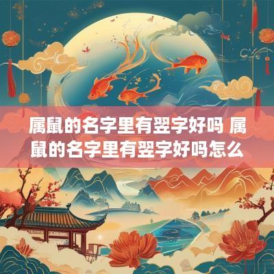 属鼠的名字里有翌字好吗 属鼠的名字里有翌字好吗怎么读