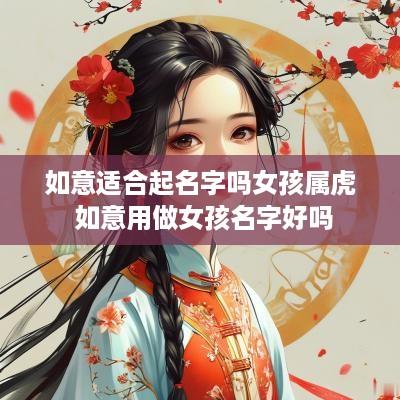 如意适合起名字吗女孩属虎 如意用做女孩名字好吗