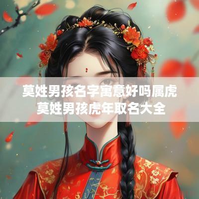 莫姓男孩名字寓意好吗属虎 莫姓男孩蛇年取名大全