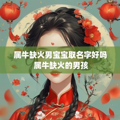 属牛缺火男宝宝取名字好吗 属牛缺火的男孩
