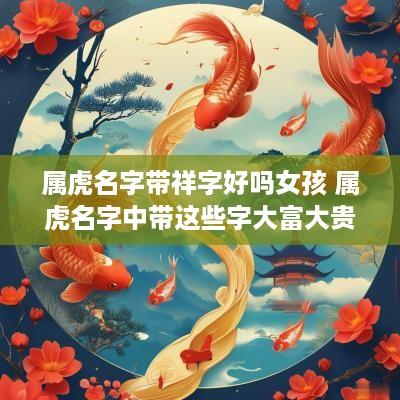 属虎名字带祥字好吗女孩 属虎名字中带这些字大富大贵
