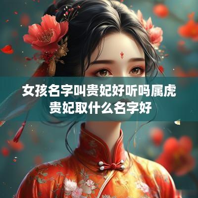 女孩名字叫贵妃好听吗属虎 贵妃取什么名字好