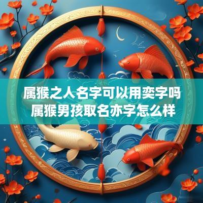 属猴之人名字可以用奕字吗 属猴男孩取名亦字怎么样