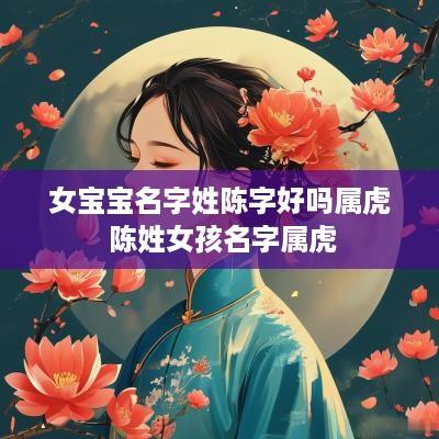 女宝宝名字姓陈字好吗属虎 陈姓女孩名字属虎