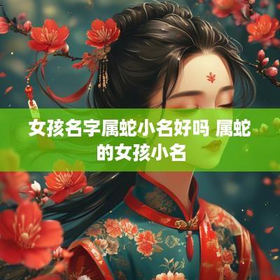 女孩名字属蛇小名好吗 属蛇的女孩小名