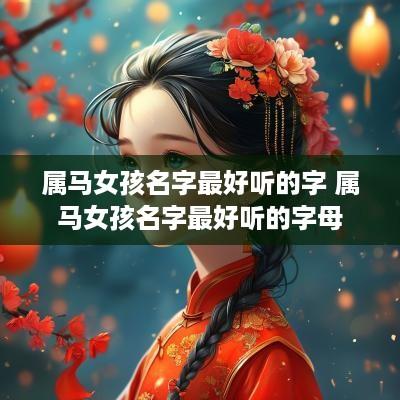 属马女孩名字最好听的字 属马女孩名字最好听的字母