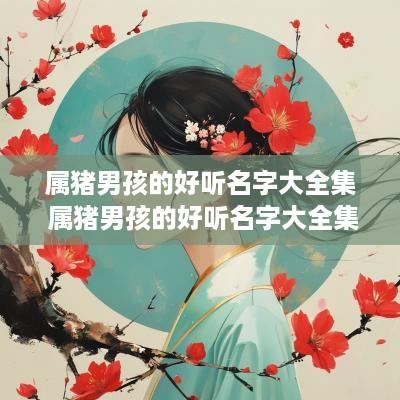 属猪男孩的好听名字大全集 属猪男孩的好听名字大全集四个字