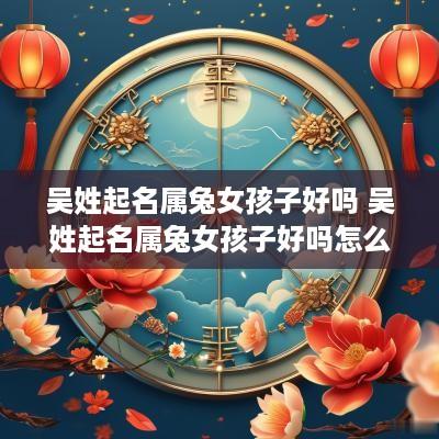 吴姓起名属兔女孩子好吗 吴姓起名属兔女孩子好吗怎么取