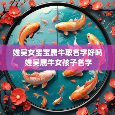 姓吴女宝宝属牛取名字好吗 姓吴属牛女孩子名字