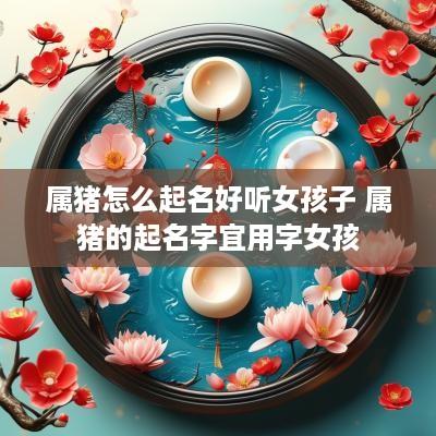 属猪怎么起名好听女孩子 属猪的起名字宜用字女孩