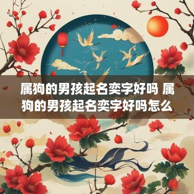 属狗的男孩起名奕字好吗 属狗的男孩起名奕字好吗怎么样