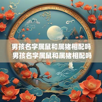 男孩名字属鼠和属猪相配吗 男孩名字属鼠和属猪相配吗好吗