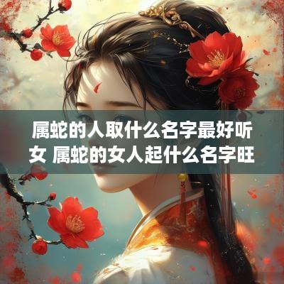 属蛇的人取什么名字最好听女 属蛇的女人起什么名字旺财