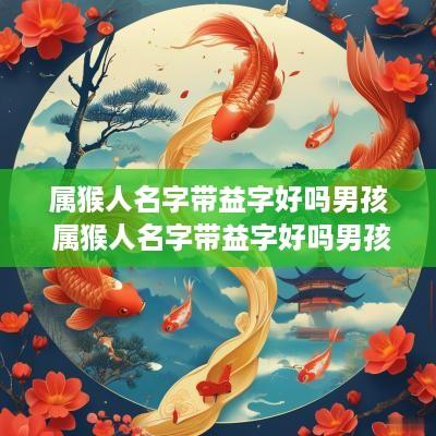 属猴人名字带益字好吗男孩 属猴人名字带益字好吗男孩子