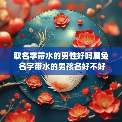 取名字带水的男性好吗属兔 名字带水的男孩名好不好