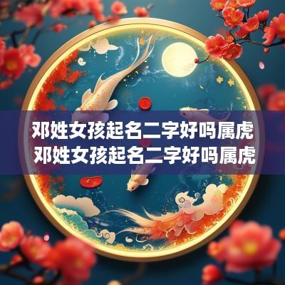 邓姓女孩起名二字好吗属虎 邓姓女孩起名二字好吗属虎的