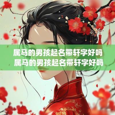 属马的男孩起名带轩字好吗 属马的男孩起名带轩字好吗