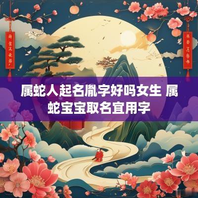 属蛇人起名胤字好吗女生 属蛇宝宝取名宜用字